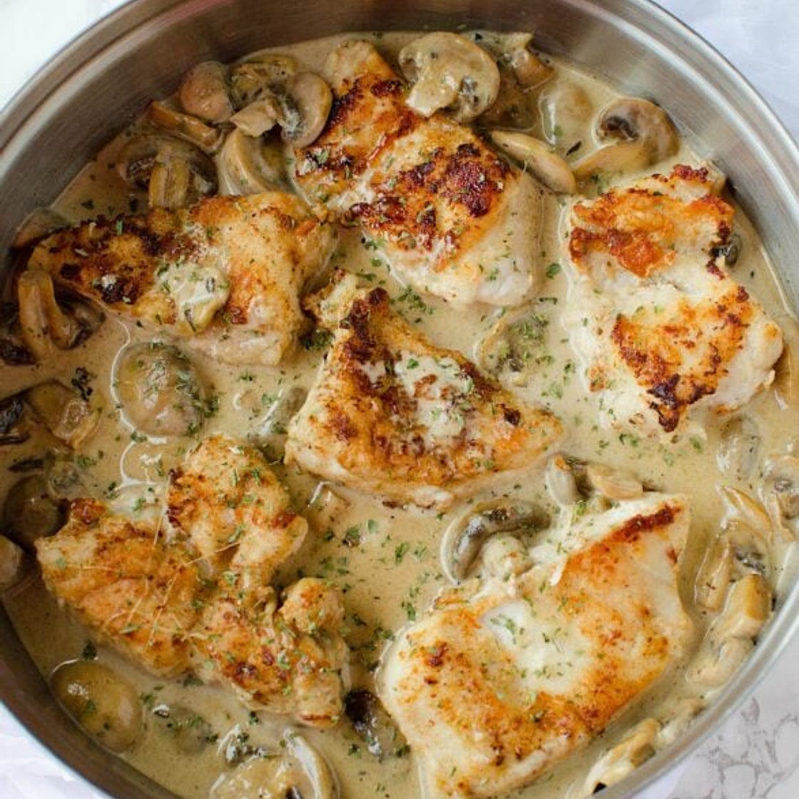 Creamy Asiago Chicken!
