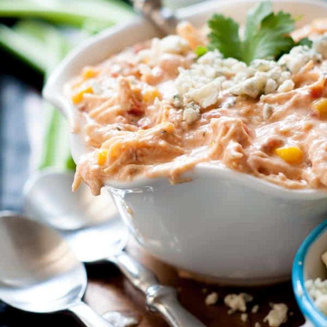 Slow Cooker Buffalo Chicken Chili