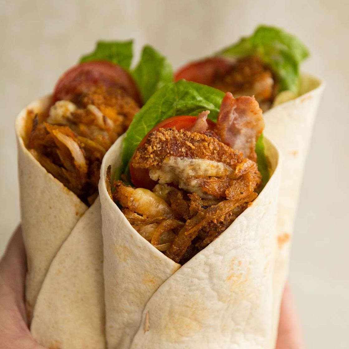 Crispy Chicken Wraps