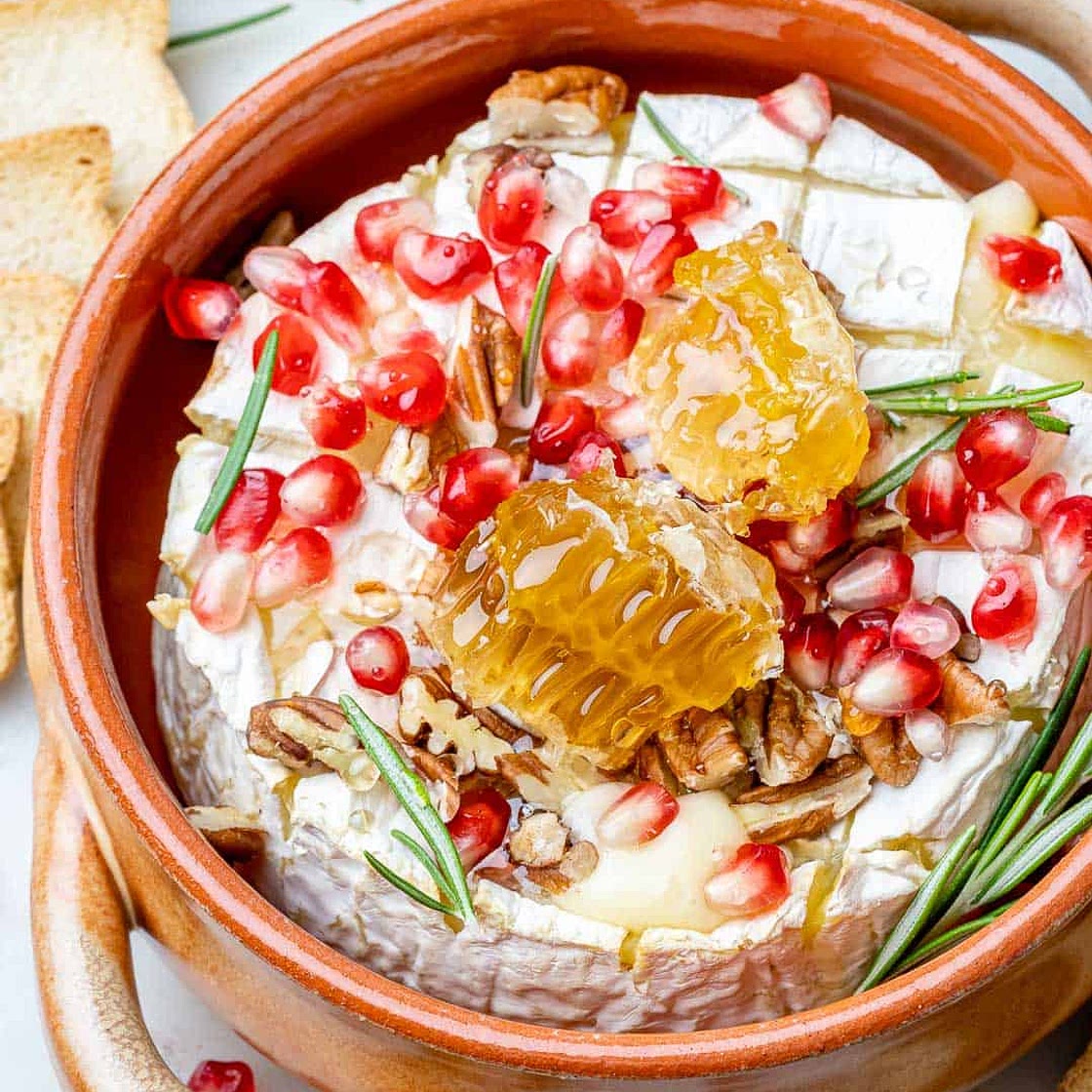 Baked Brie with Pomegranate