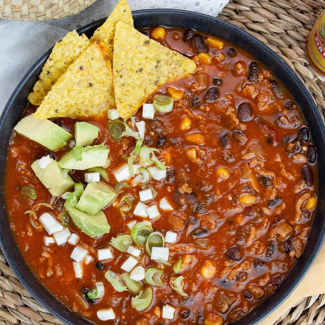 Ground Beef Taco Soup