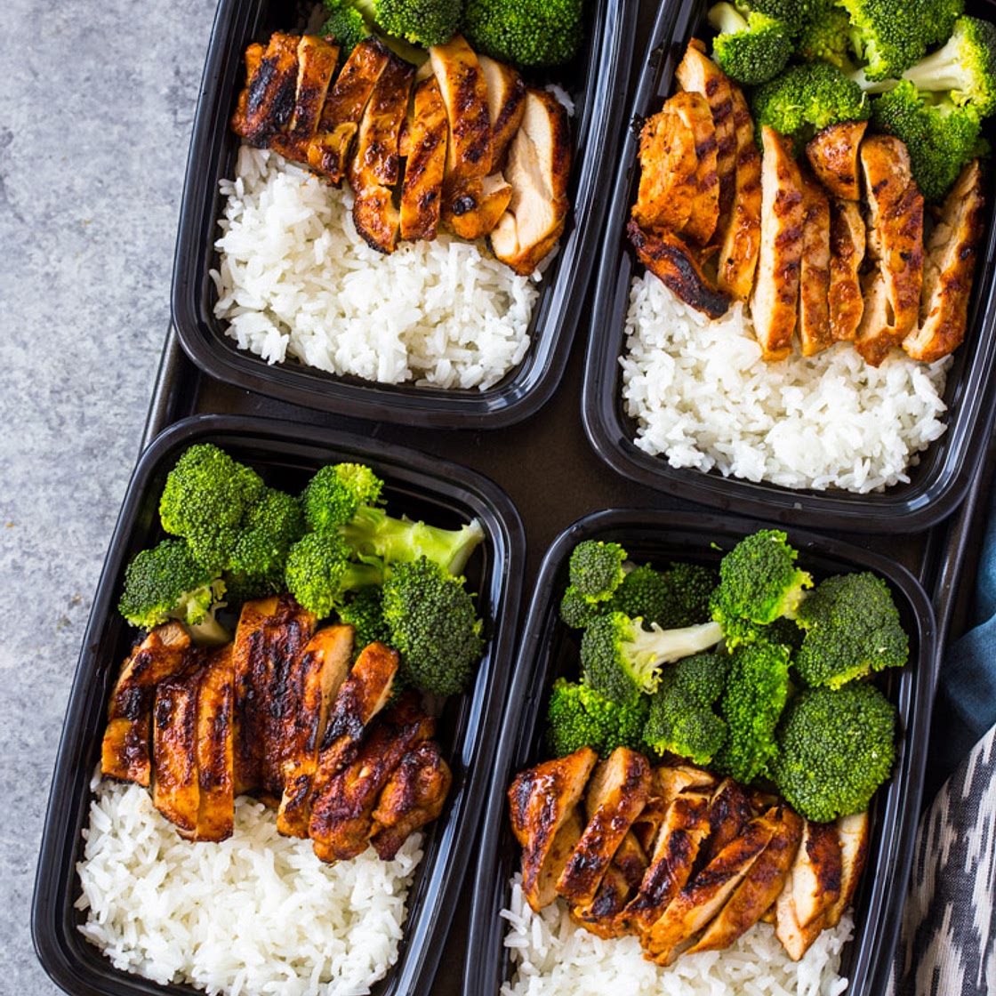 20 Minute Meal-Prep Chicken, Rice, and Broccoli