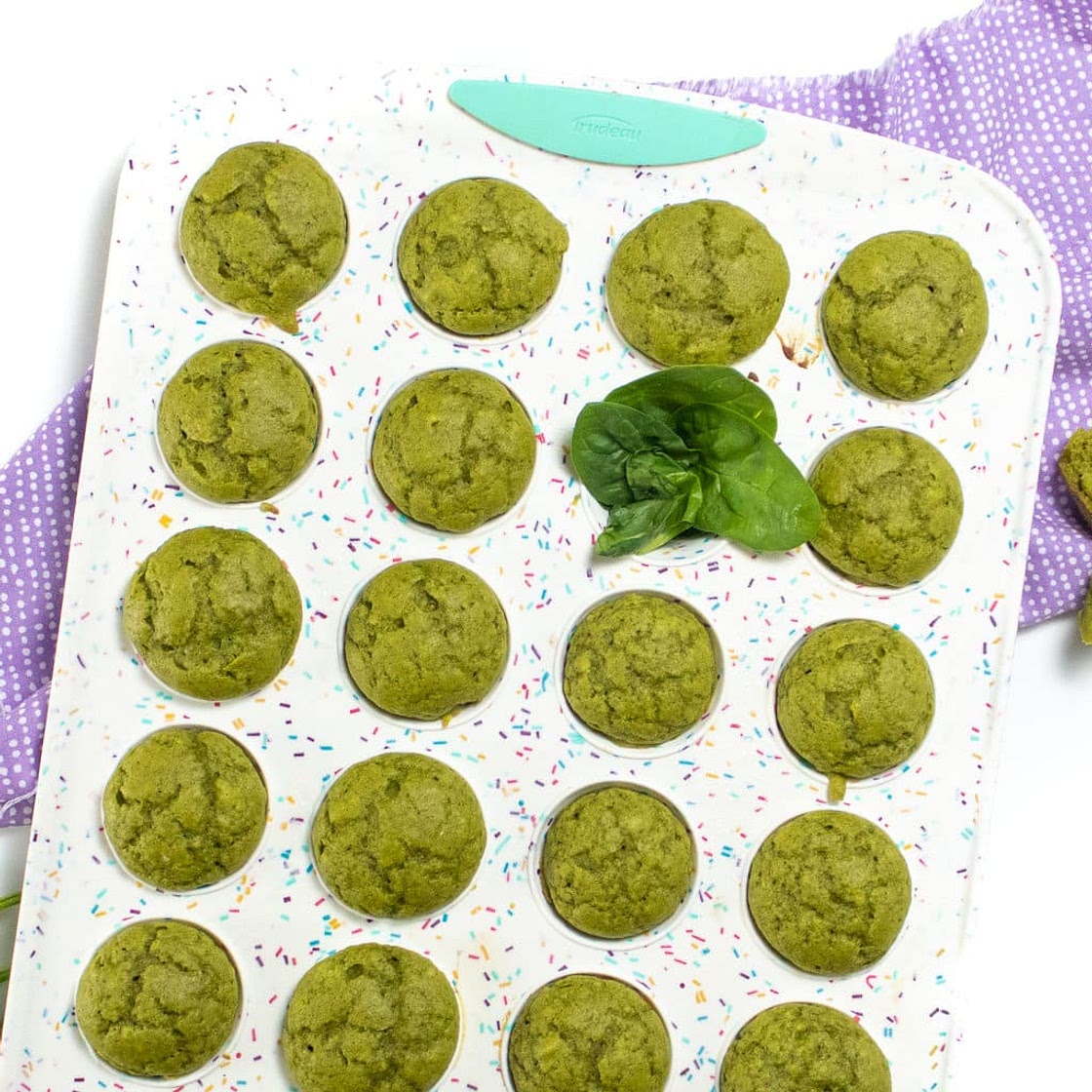 Kid-Requested Spinach Muffins (made with applesauce) | Baby Foode