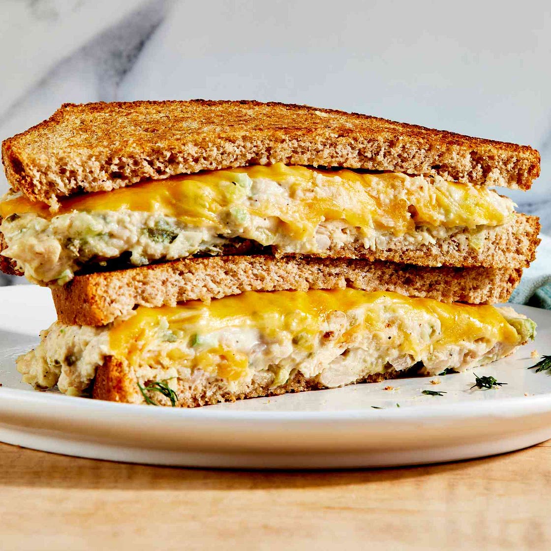 High-Protein Tuna & White Bean Melt