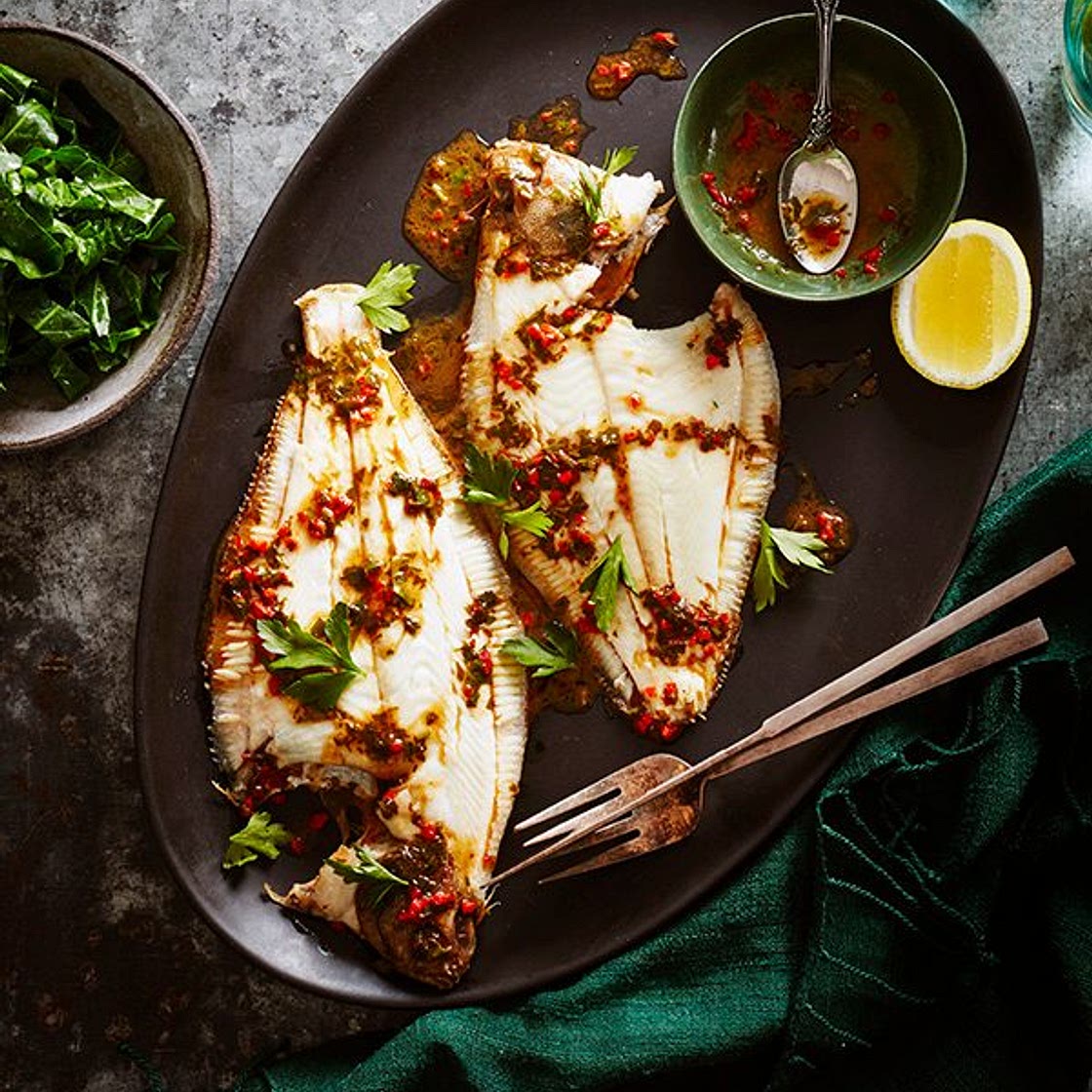 Dab with vinegar butter