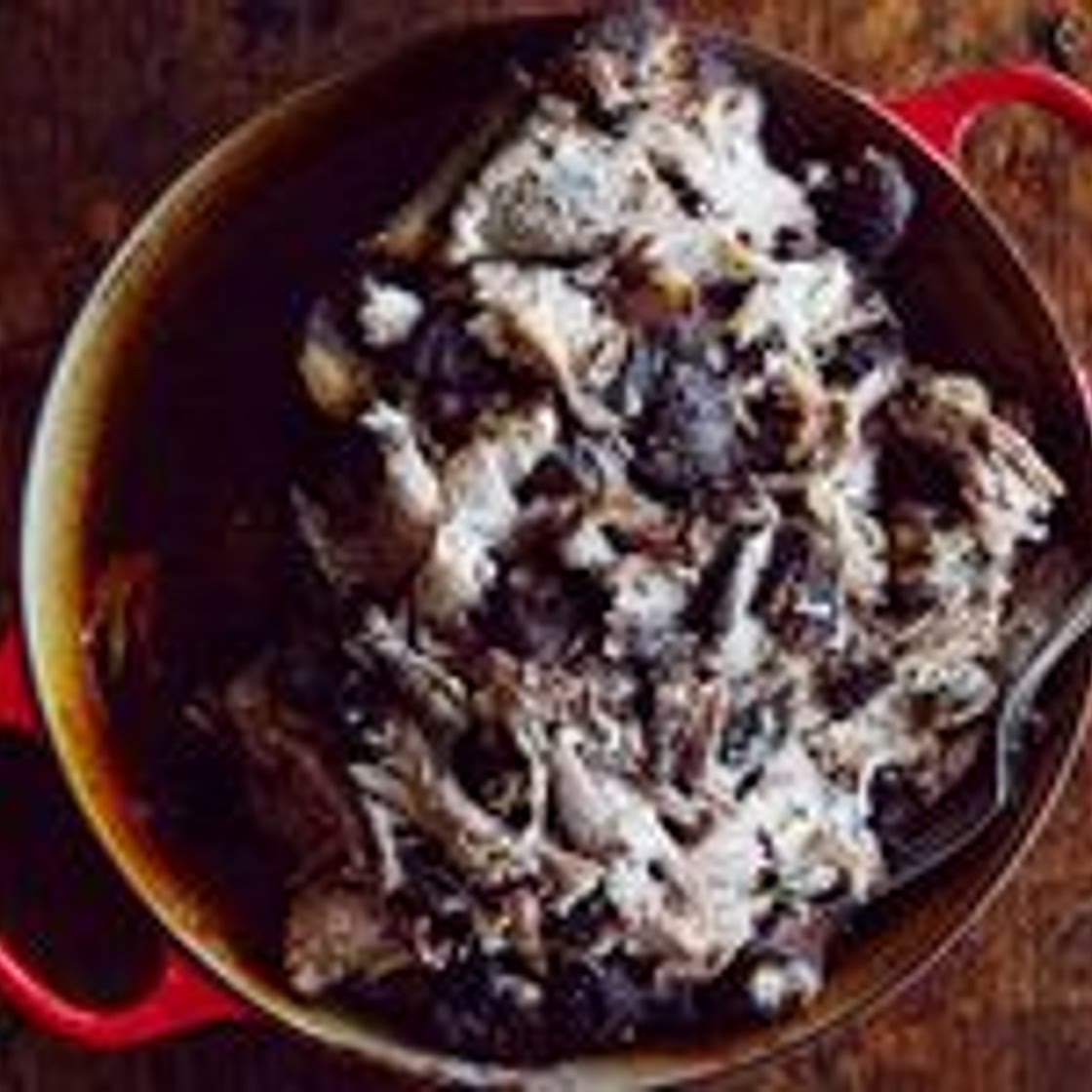 Slow-Roasted Pork Shoulder with Parsley Bagna Cauda