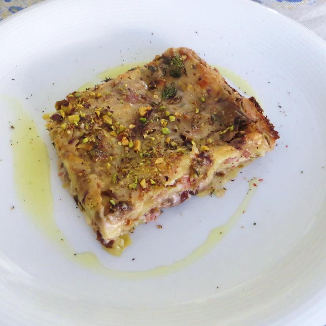 Lasagne rustiche al radicchio trevigiano