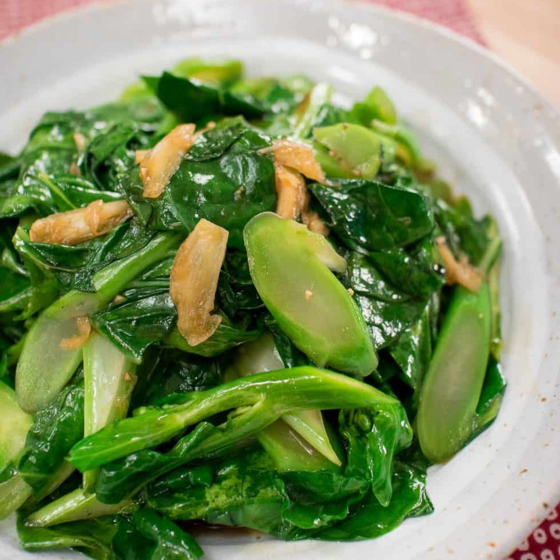 Gai Lan Oyster Sauce Stir-Fry (Chinese Broccoli)