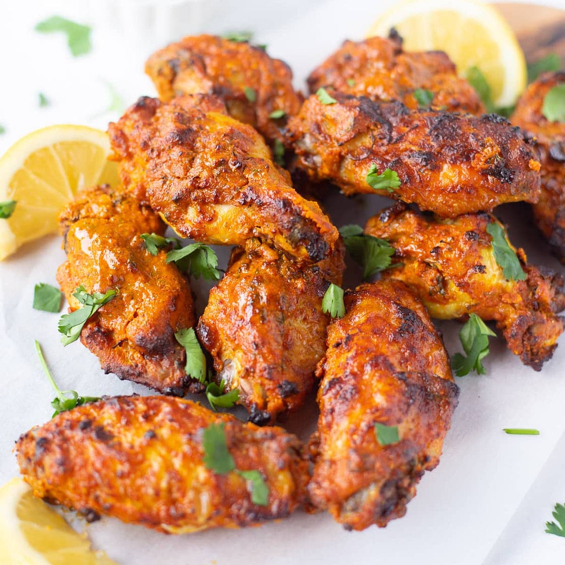 Tandoori Chicken Wings (Air Fryer & Oven)