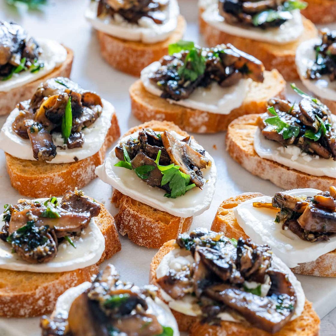Mushroom Crostini