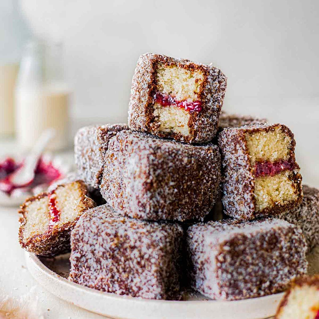 Vegan Lamingtons