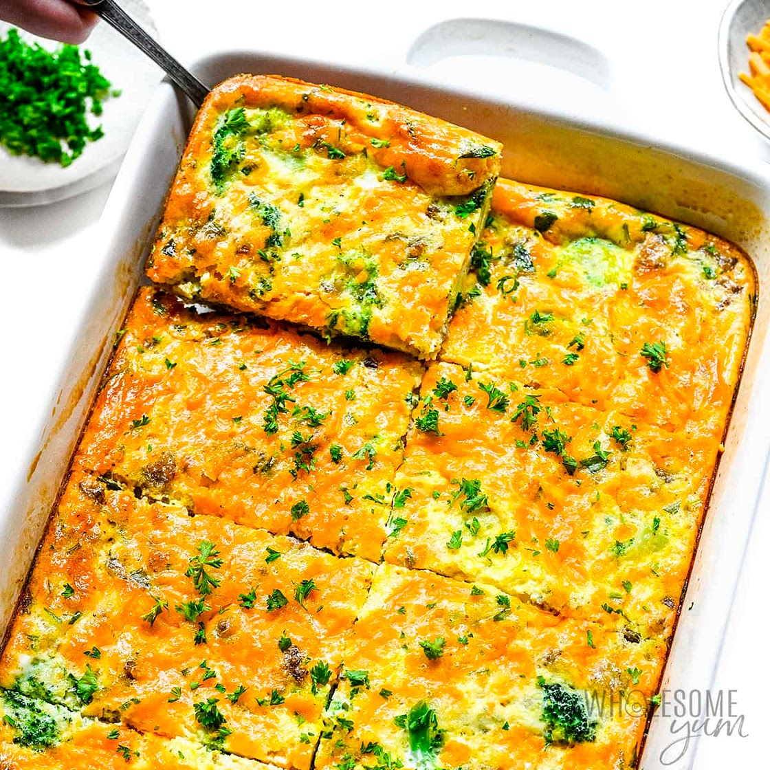 Low Carb Keto Breakfast Casserole (Easy!)