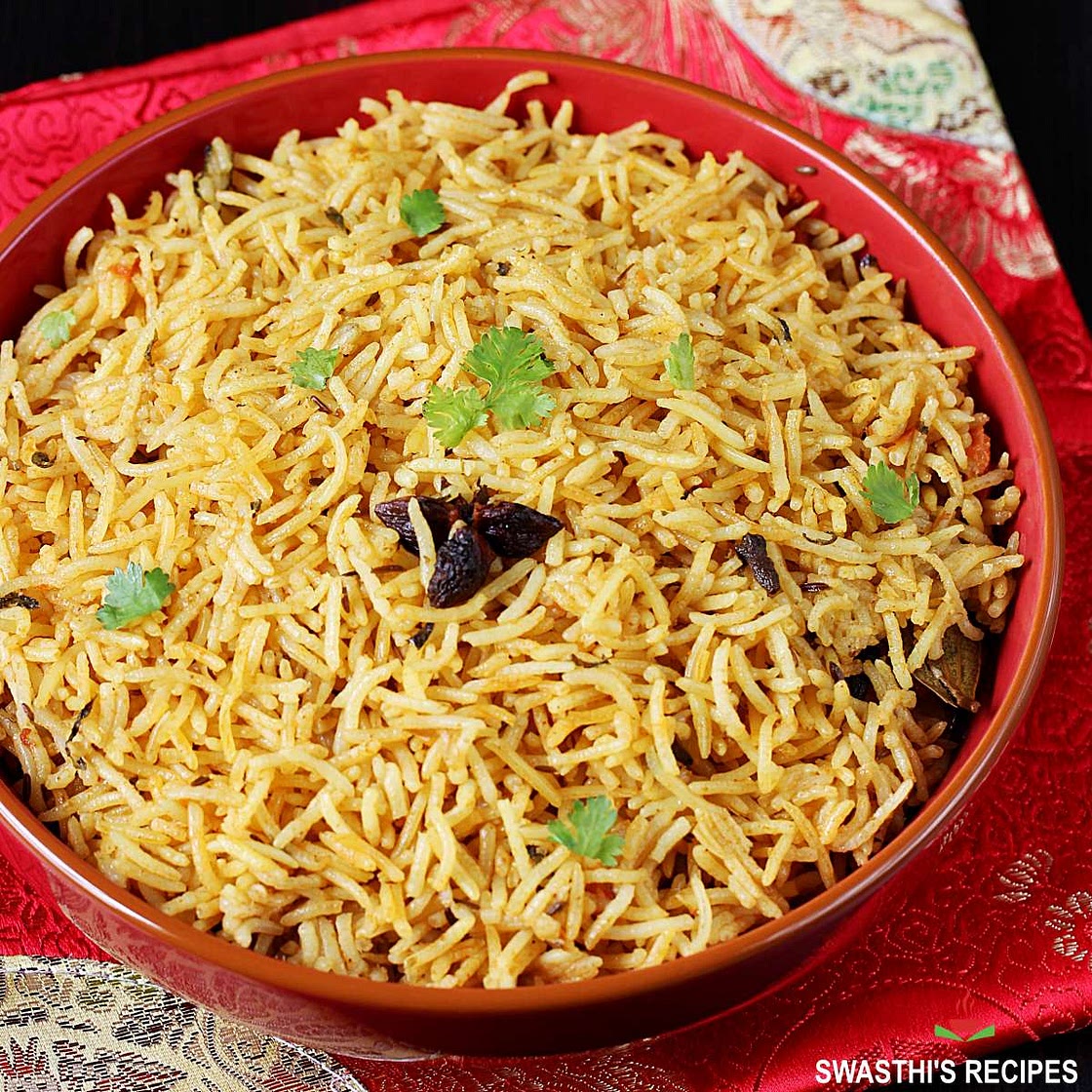 Biryani Rice Recipe (Kuska Rice)