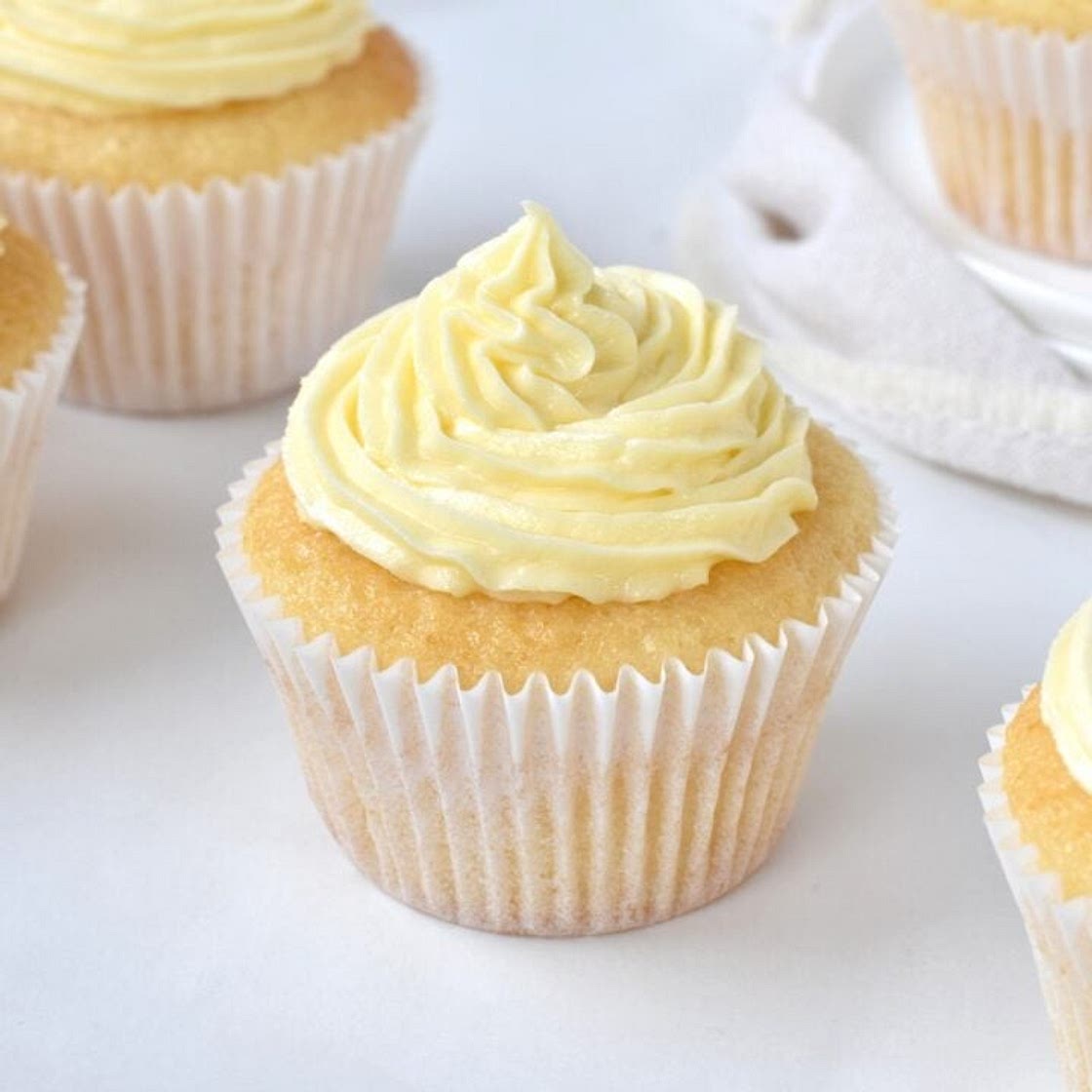 Easy Vanilla Cupcakes (No Electric Mixer)