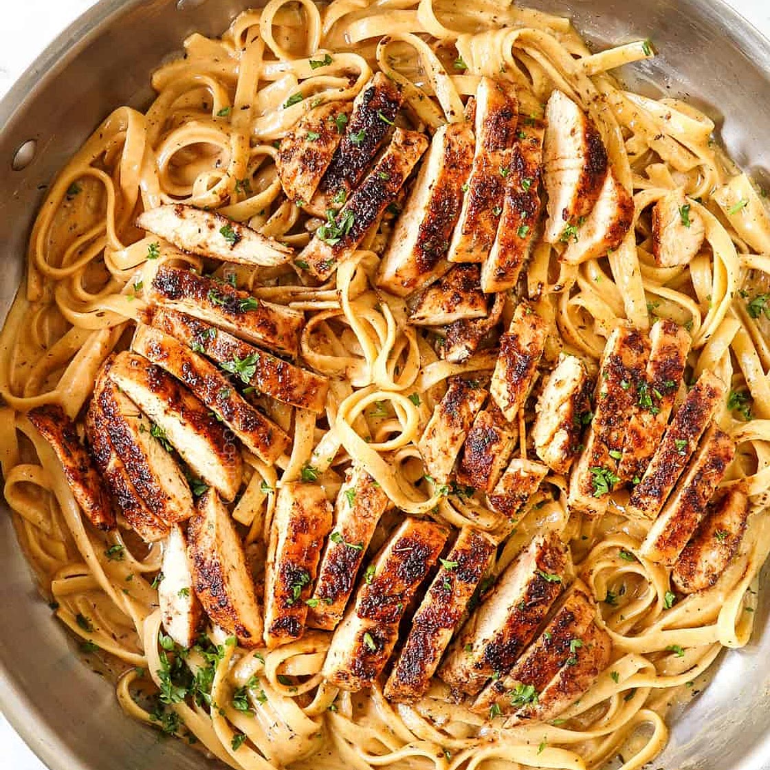 Blackened Chicken Alfredo