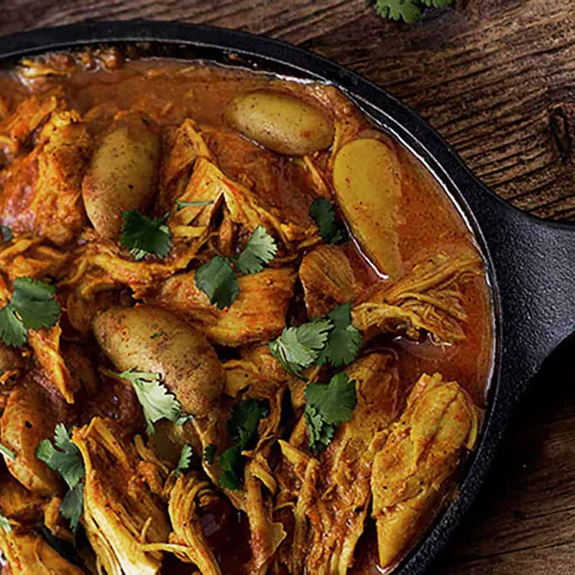 Indian Chicken Stew with Potatoes