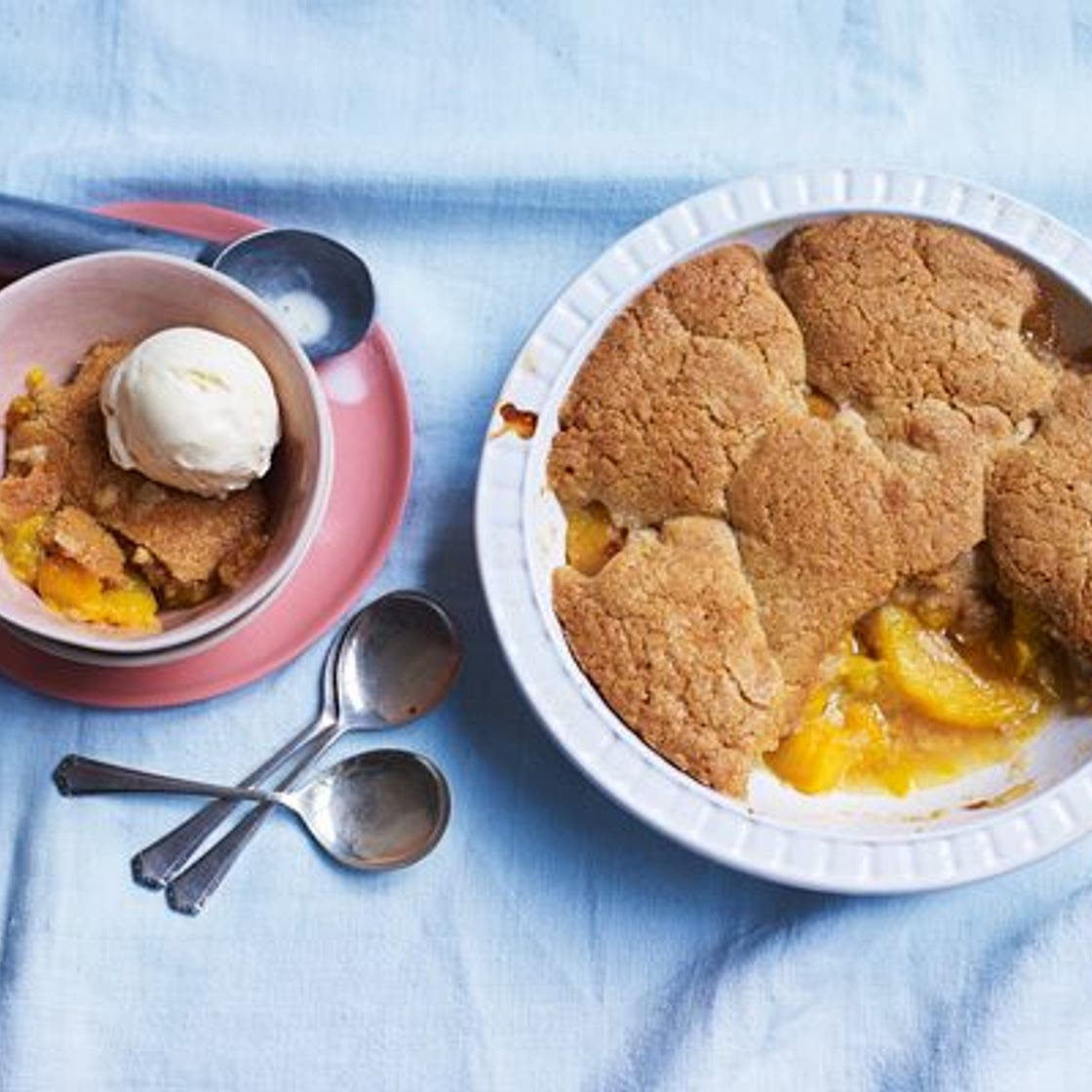 Peach cobbler