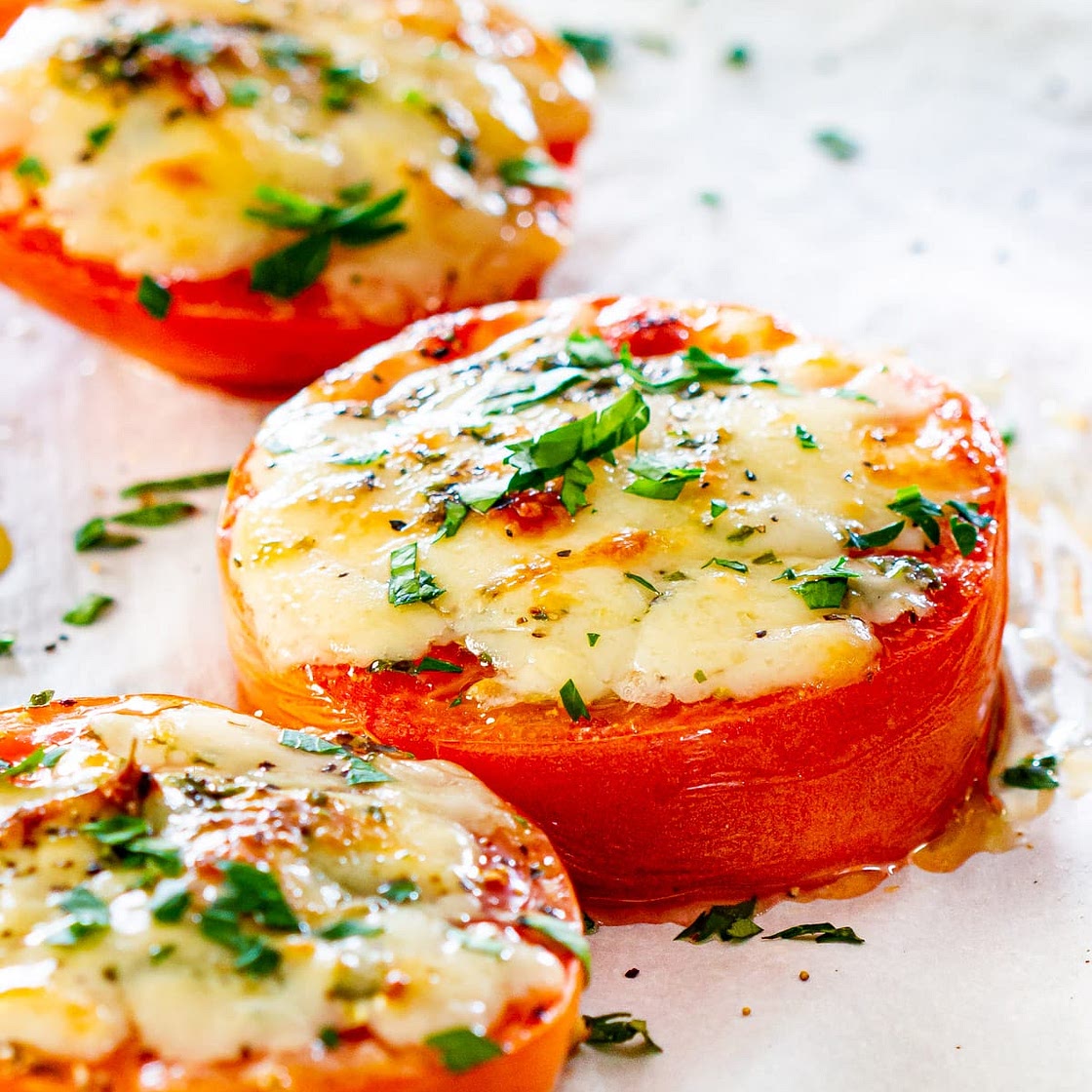 Baked Parmesan Tomatoes