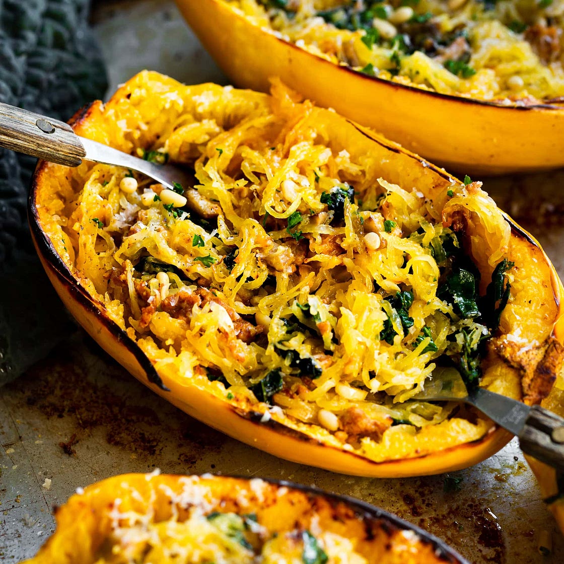 Brown Butter Spaghetti Squash