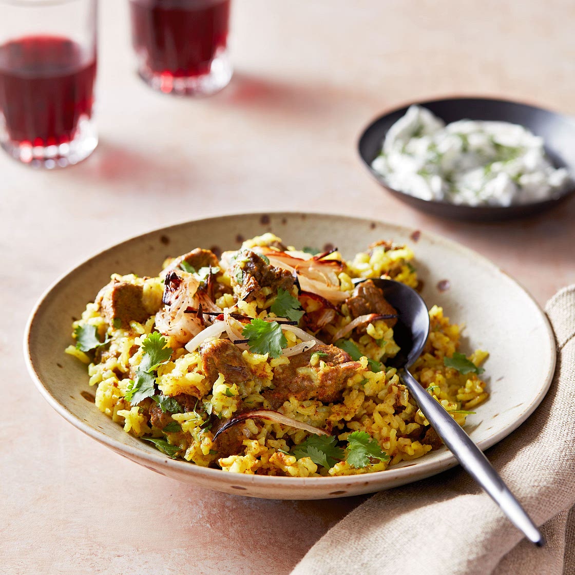 Instant Pot Lamb & Rice Casserole (Lamb Dum Biryani)