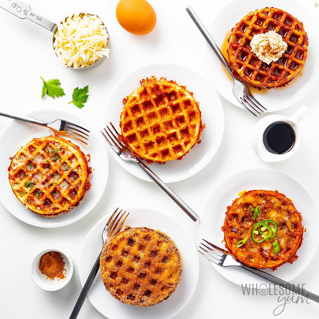 Chaffle Recipe (5 Flavors, Not Eggy!)