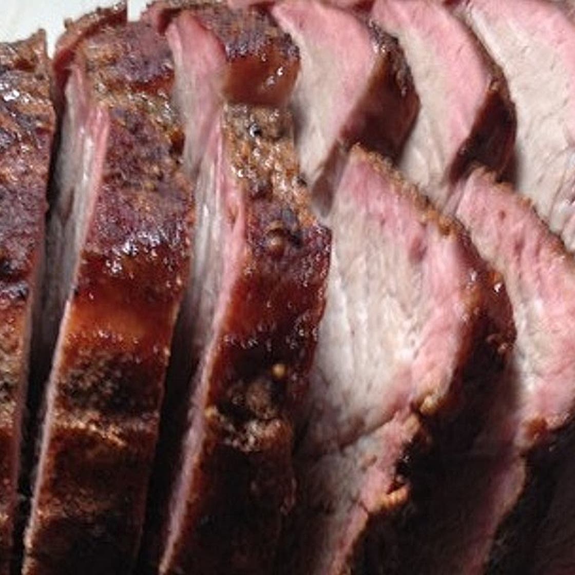 Schweinebraten aus dem Smoker