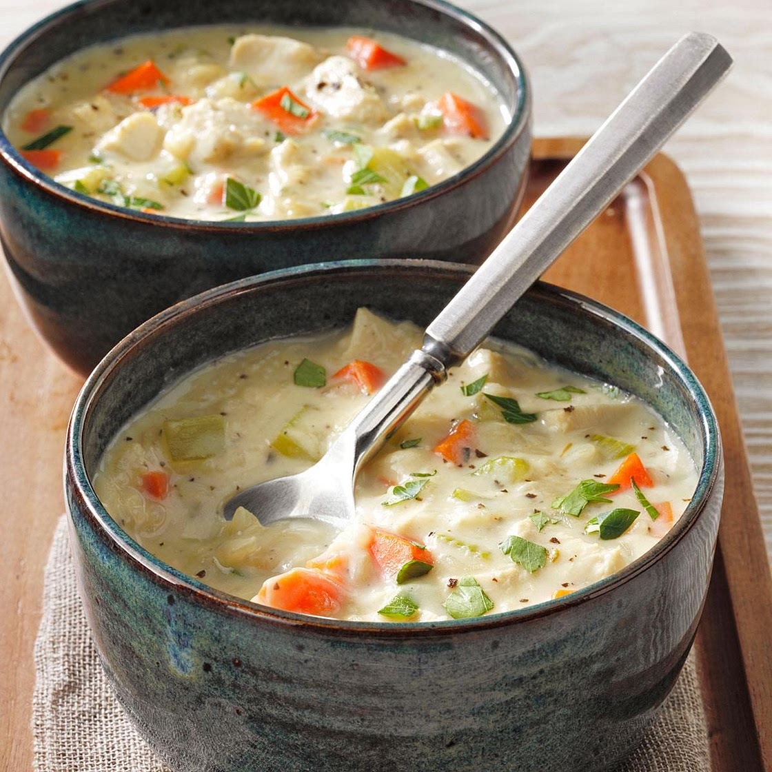 Creamy Chicken and Rice Soup