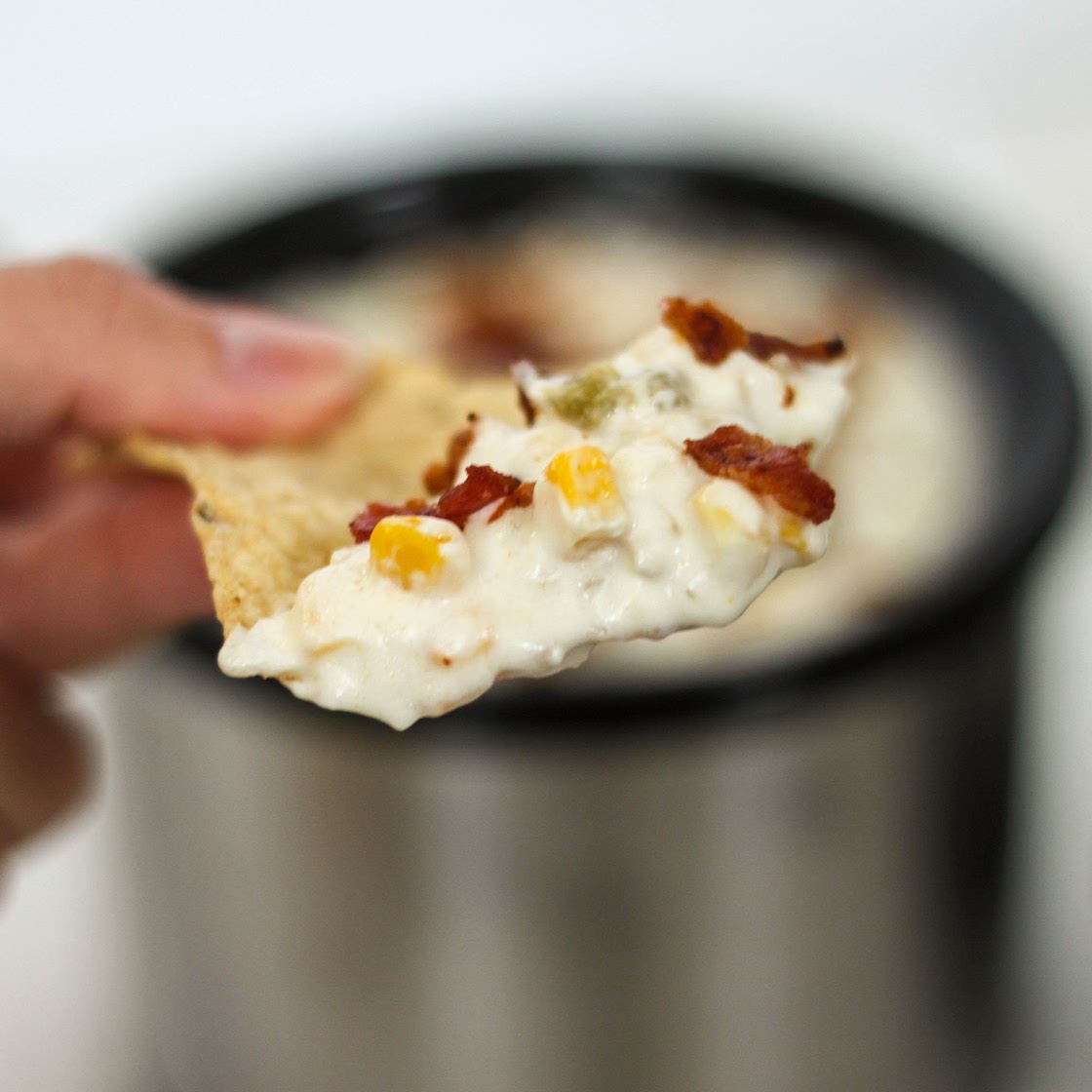 Creamy Hot Bacon Corn Dip