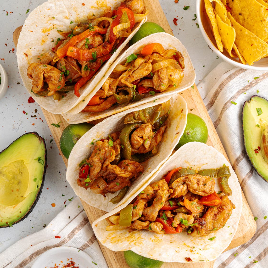 Easy Air Fryer Chicken Fajitas