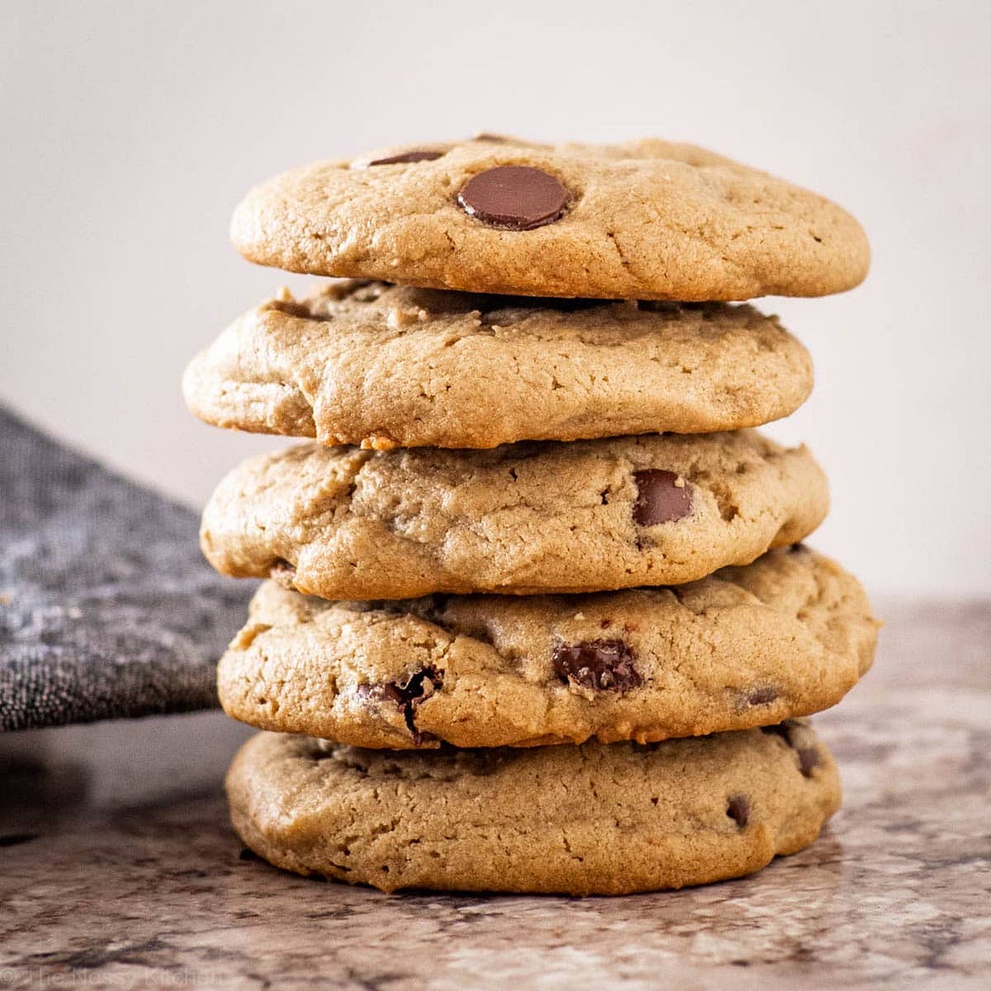 Oat Flour Chocolate Chip Cookies