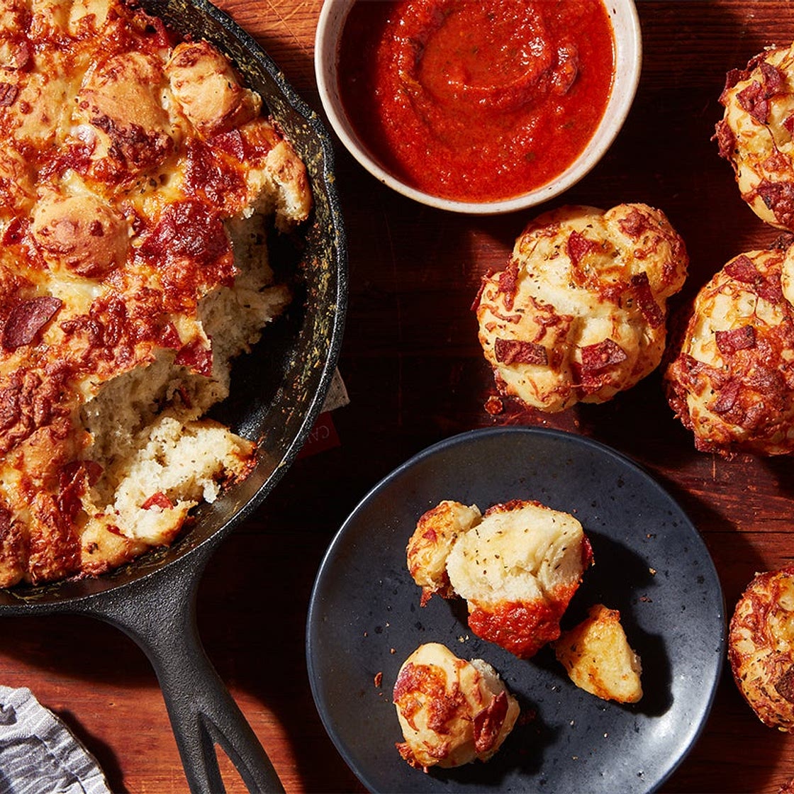 Pull-Apart Pizza Bread