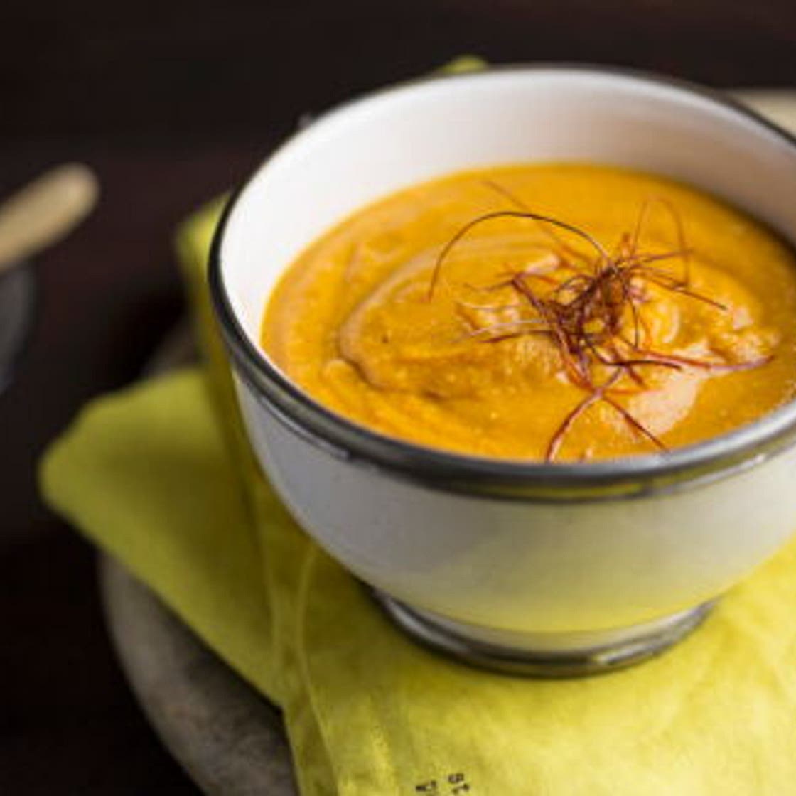 Soupe de lentilles corail au curcuma