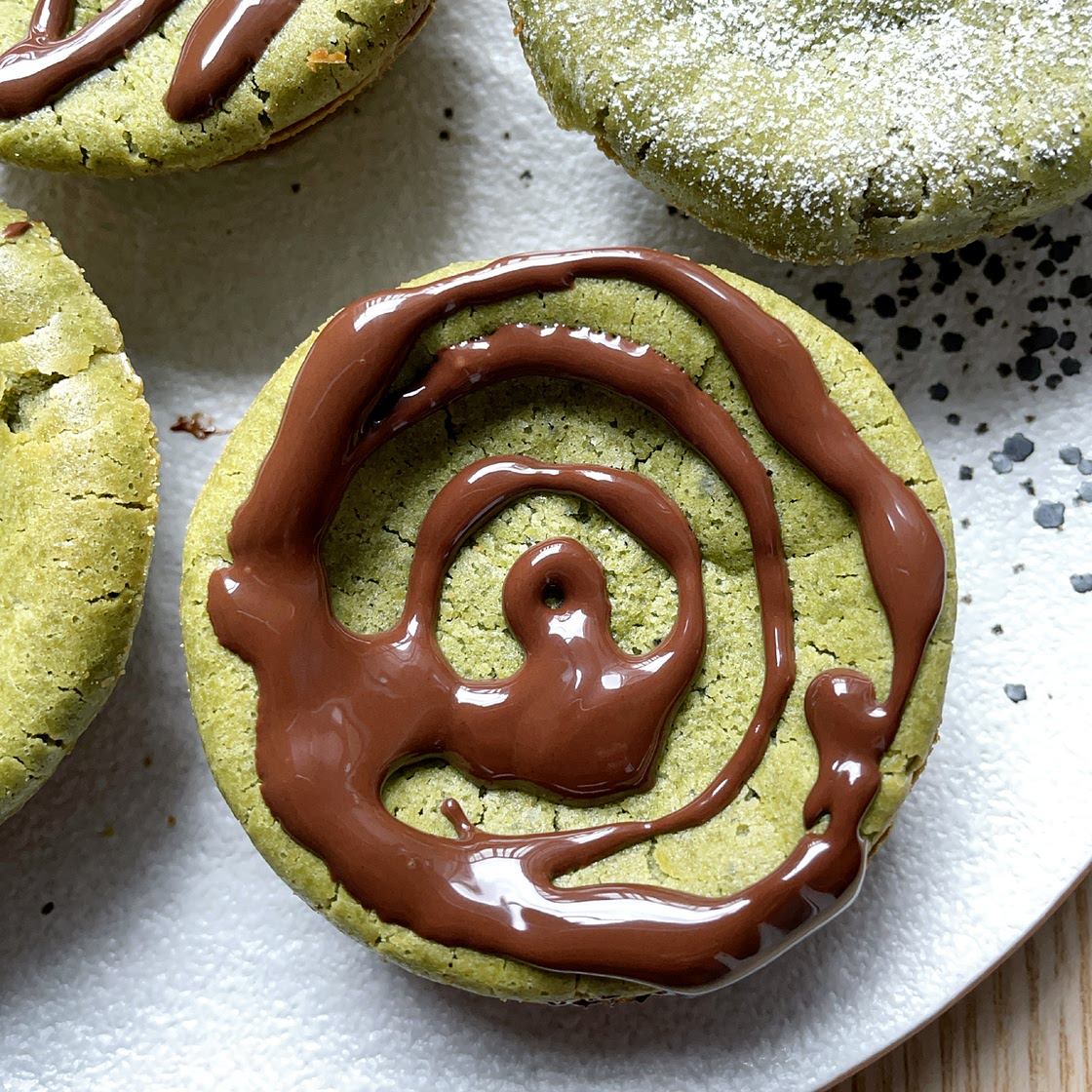 Chewy Matcha Mochi Bites