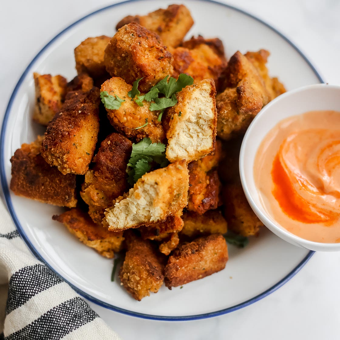 Crispy Vegan Tofu Chicken