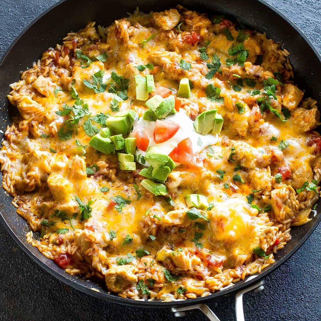 One Pan Mexican Chicken and Rice