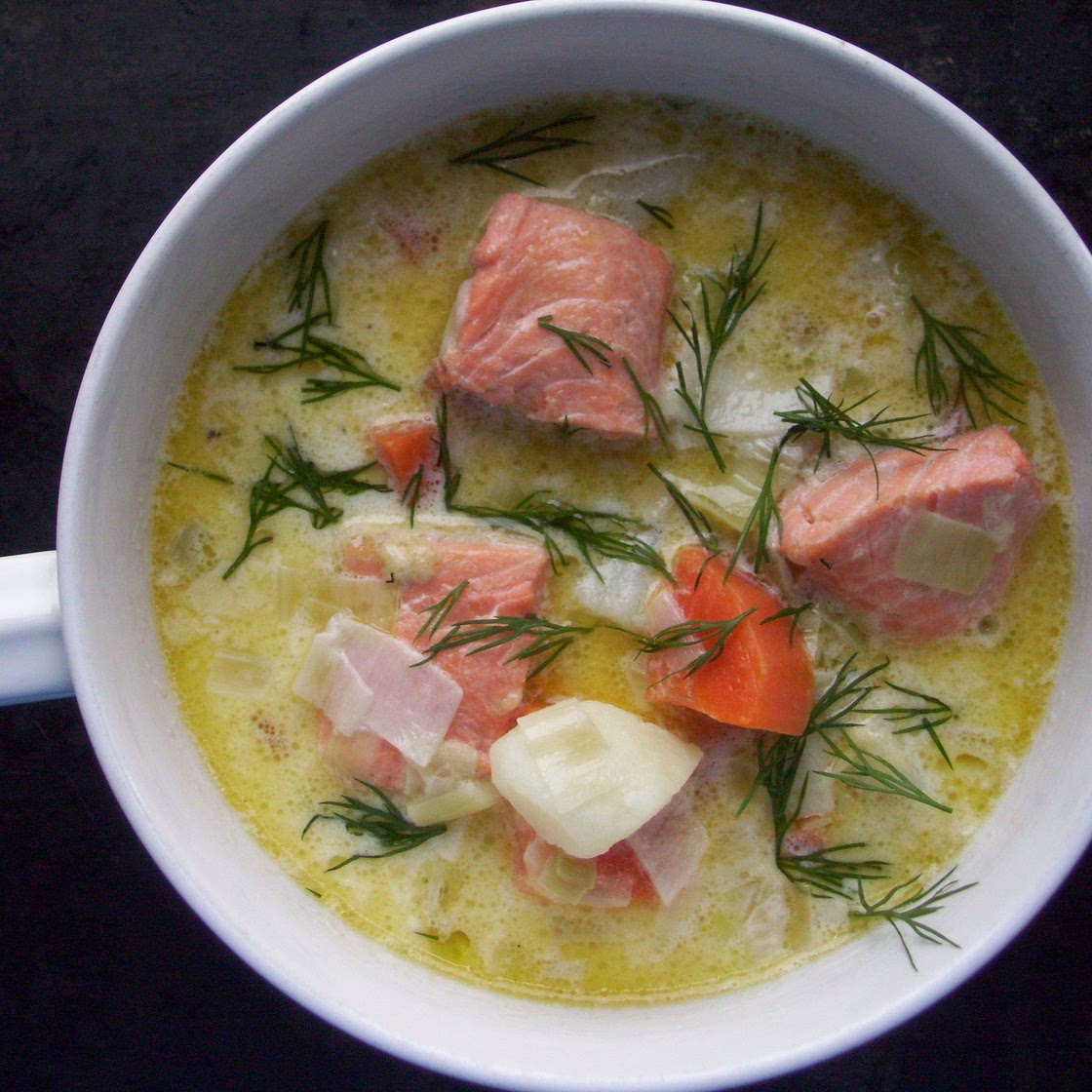Lohikeitto (Finnish Salmon Soup)