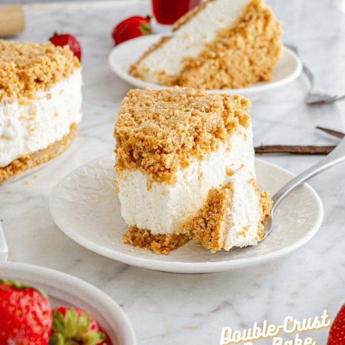 Double-Crust No-Bake Cheesecake