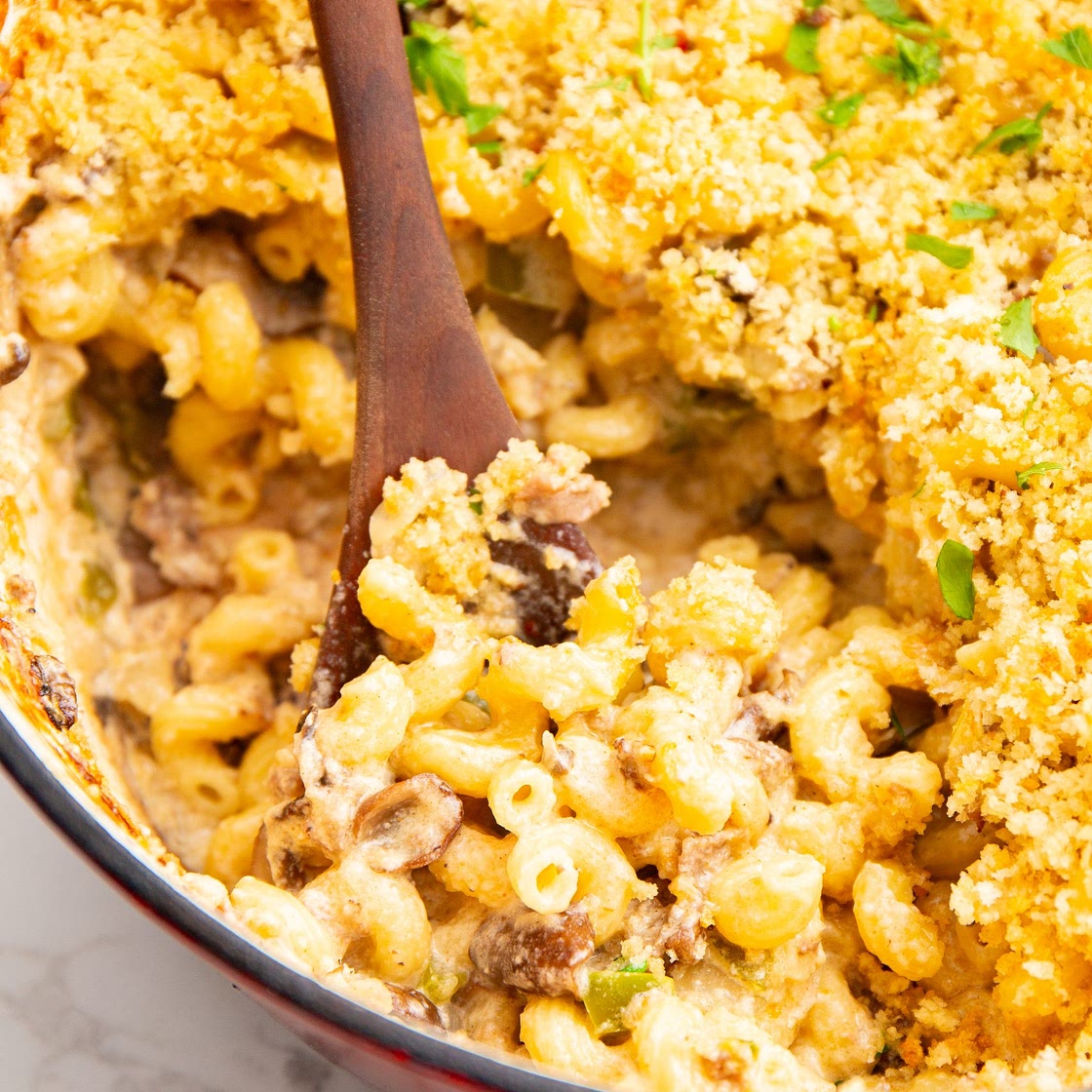 Philly Cheesesteak Mac and Cheese