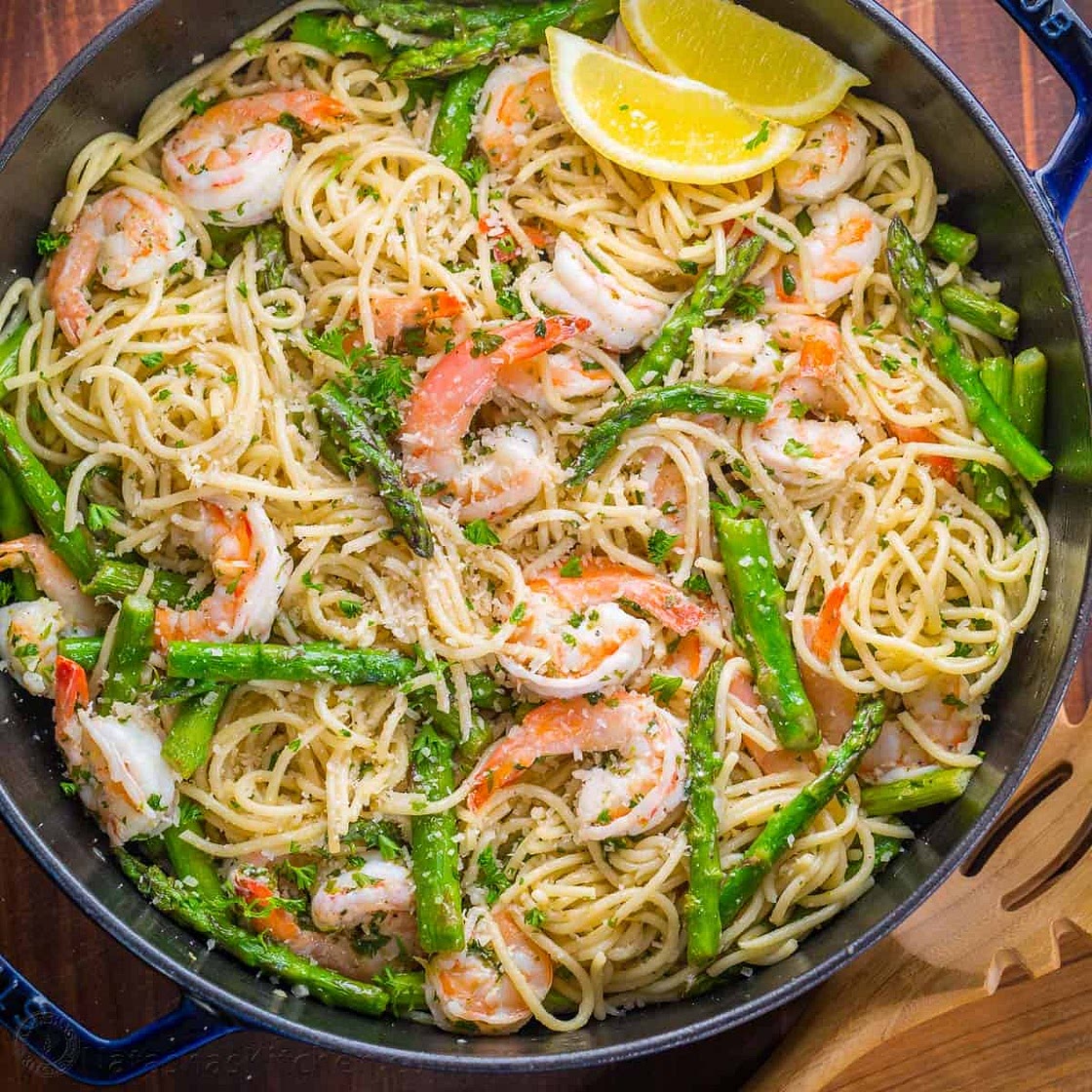 Garlic Butter Shrimp Scampi Pasta Recipe