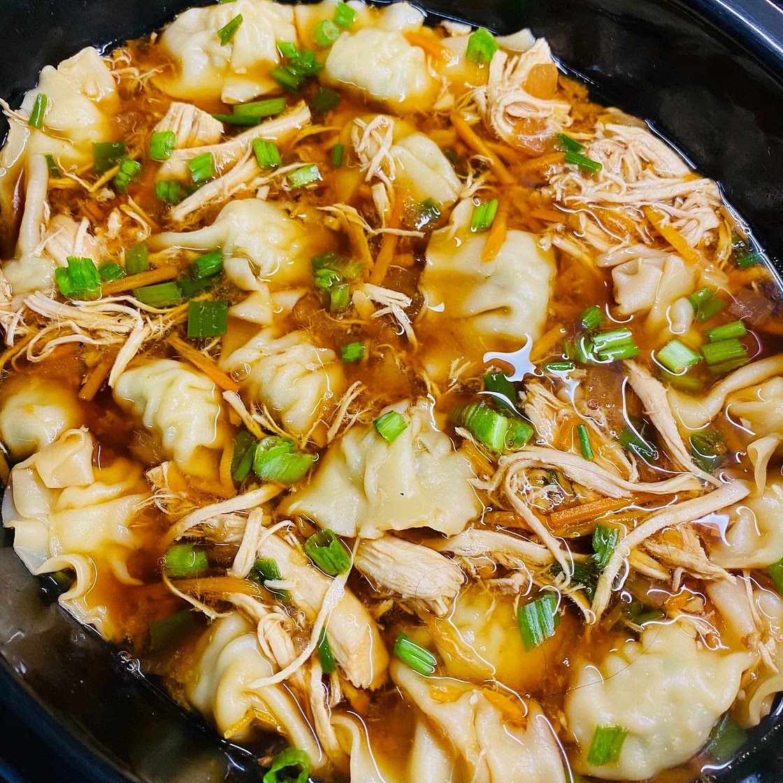 Crock Pot Chicken Wonton Soup