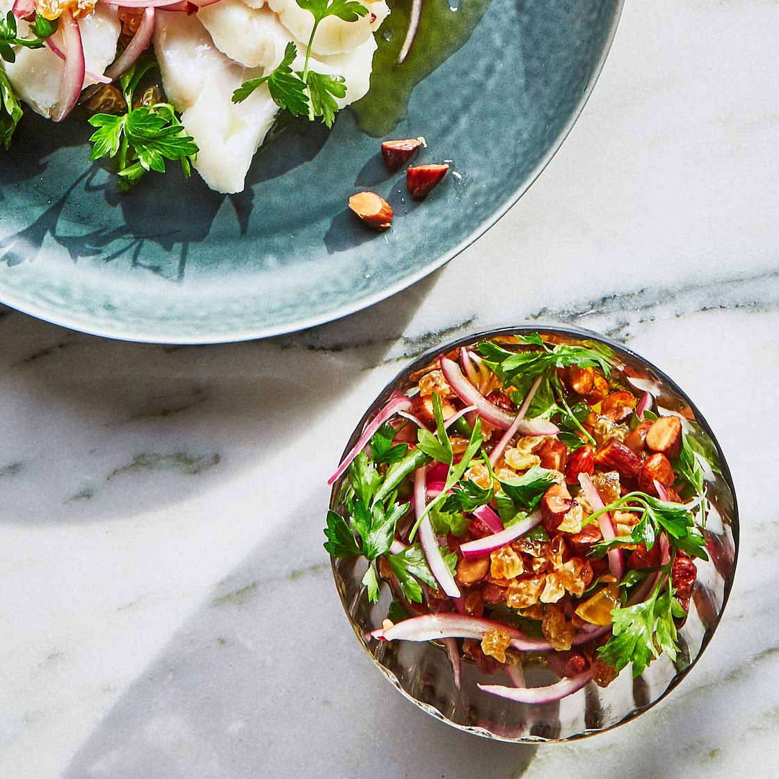 Almond and Raisin Agrodolce