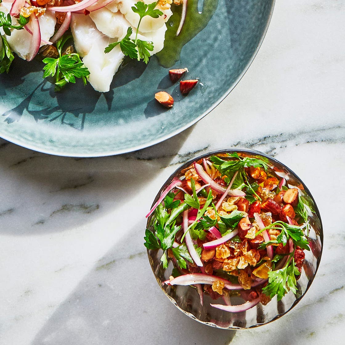 Almond and Raisin Agrodolce