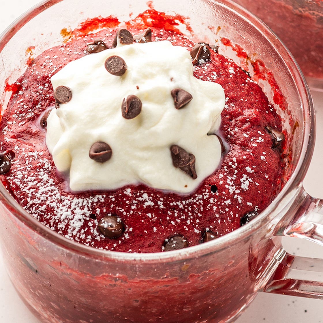 Red Velvet Mug Cake