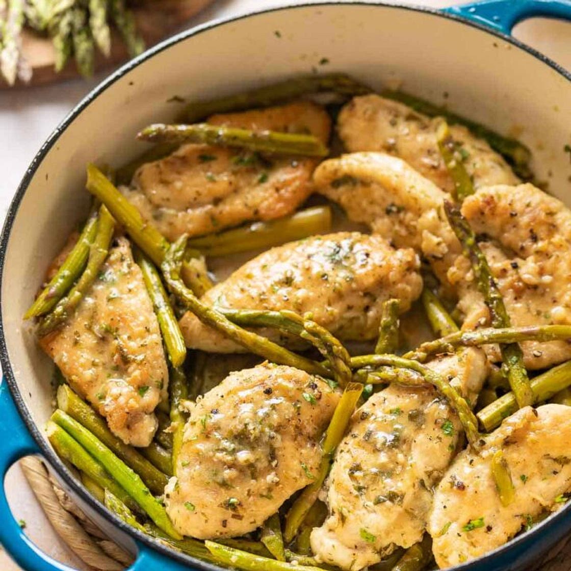 Lemon Chicken with Asparagus Recipe