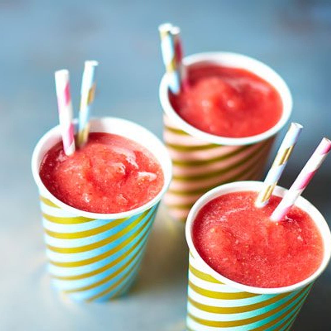 Watermelon & strawberry slushie