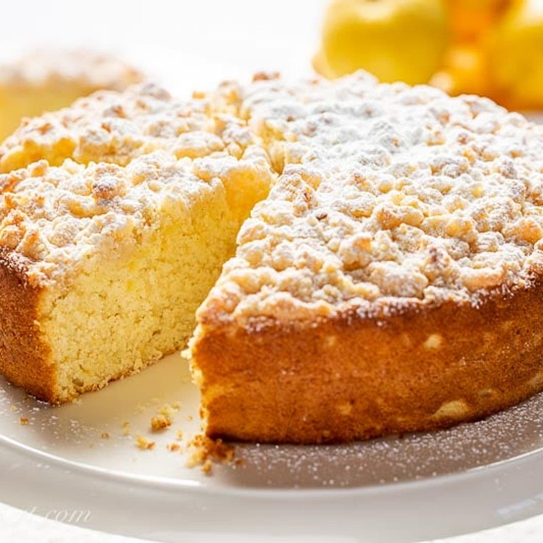 Lemon Crumble Breakfast Cake
