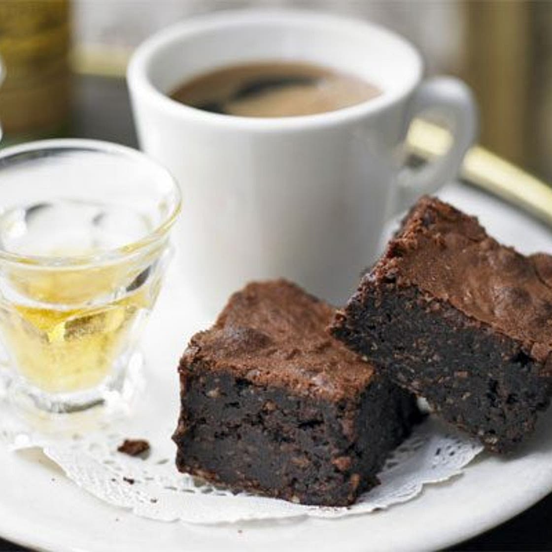 Fudgy coconut brownies