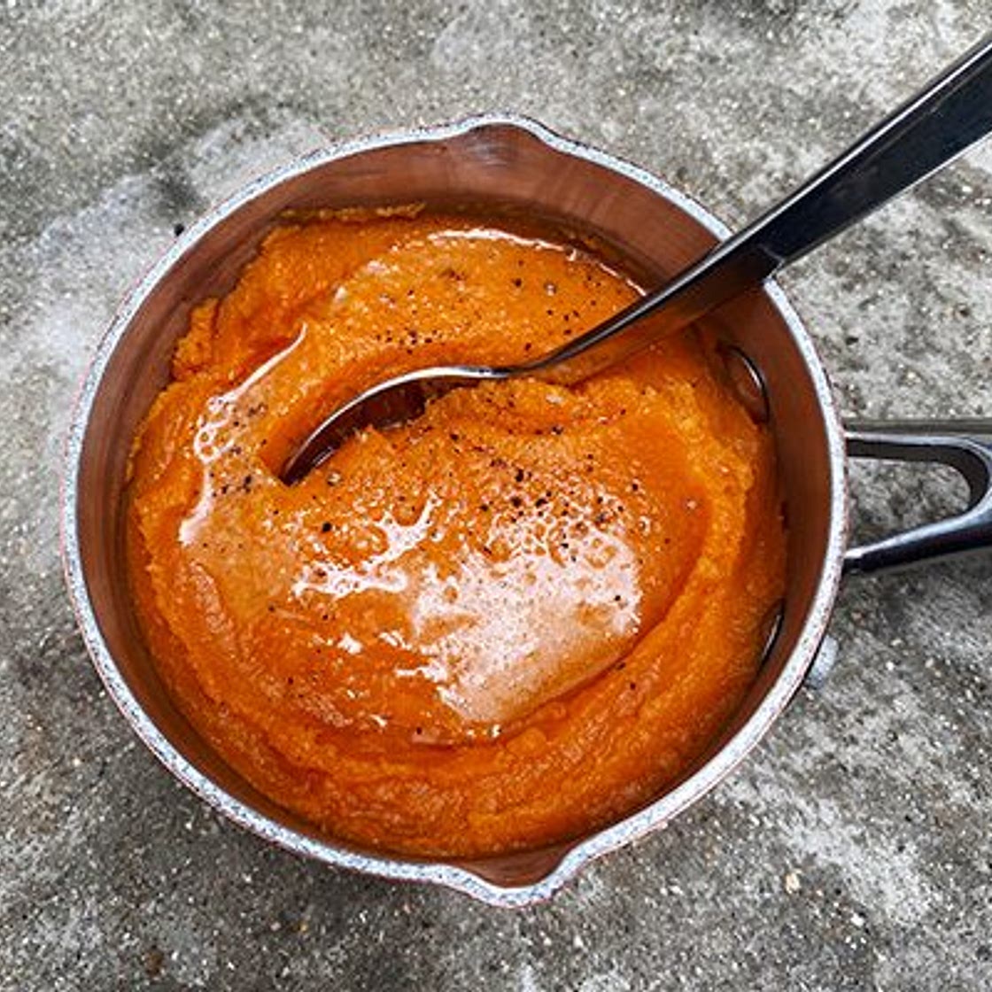 Sweet potato mash