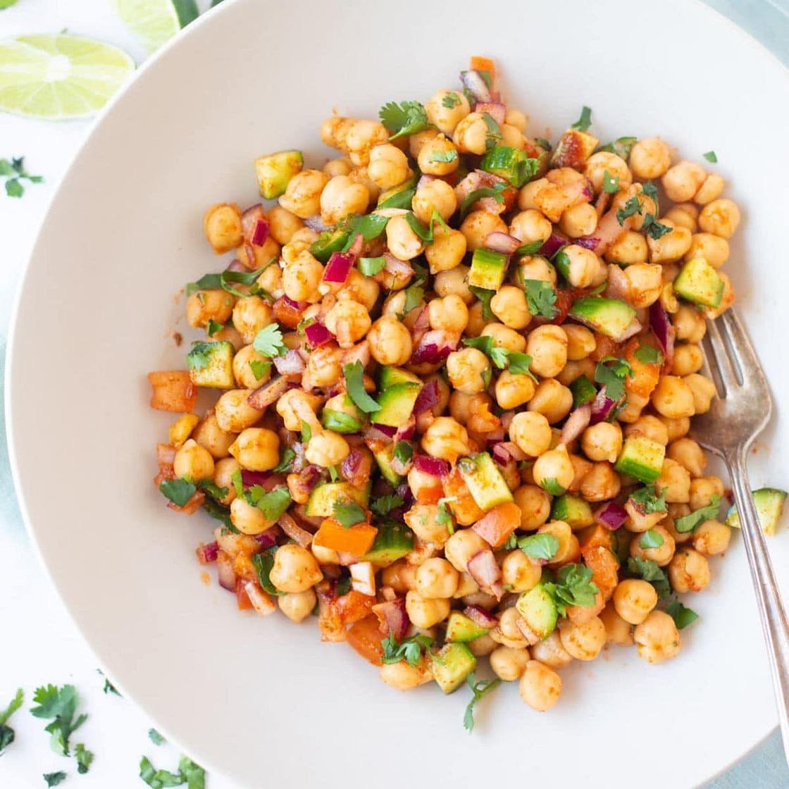 Indian Chickpea Salad