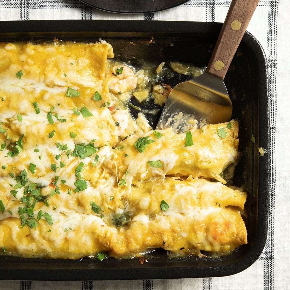 Shrimp Enchiladas